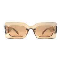 MARA | Polarized Sunglasses | Crystal Clear Light Brown