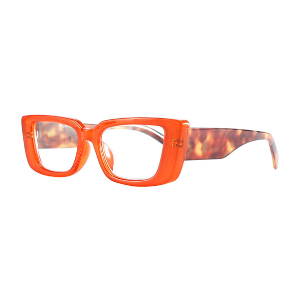 CORY | Orange | Amber Tortoise | Blue Light