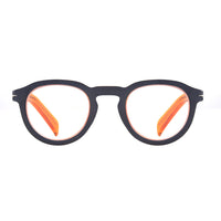 THEODORE | Navy Blue | Transparent Orange | Blue Light