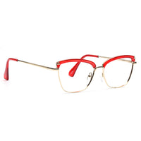 CLOVE | Gold Metal Frame |  Red Accents