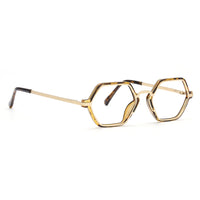 MEL | Matte Gold Metal Frame | Tortoise Accent