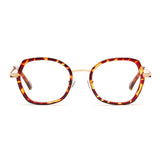 MELISSA | Gold Metal Frame | Tortoise Accent