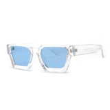 ZION | Clear | Blue Lens | Polarized Sunglasses