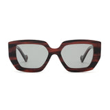 NYLA | Polarized Sunglasses | Dark Cherry | Black Streaks