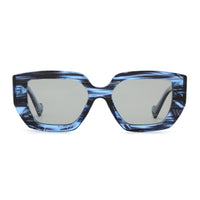 NYLA | Polarized Sunglasses | Blue | Black Streaks