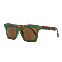 REMY | Matte Green | Tortoise | Tinted Readers